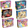 Lisciani Puzzle Maxi Double-Face con tavola da disegno del puzzle per Bambini 70x50cm Principesse e Personaggi Disney & Pixar